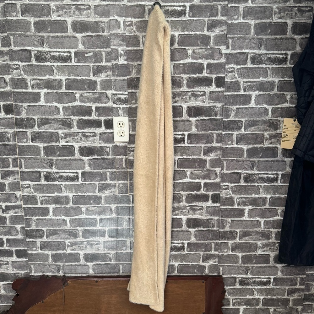 Calia by Carrie Underwood scarf tan soft fuzzy